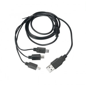 Кабель для зарядки DEUS и ORX от 1 USB на 3 mini USB (