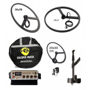 Глубинный импульсный металлоискатель Golden Mask Deep Hunter pro AE (комплект с катушками 58 см, 38х58 см и 20х30 см, штангой)