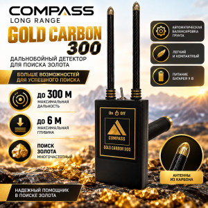 Золотоискатель COMPASS LONG RANGE GOLD 24-300 MF