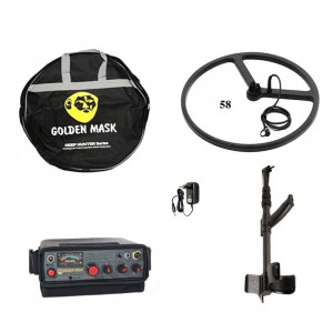 Глубинный импульсный металлоискатель Golden Mask Deep Hunter PRO7se (комплект c катушкой 58 см и штангой)