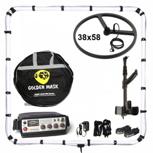 Глубинный импульсный металлоискатель Golden Mask Deep Hunter PRO5se (комплект PRO с рамкой 125х125 см, катушкой 38х58 см, штангой)